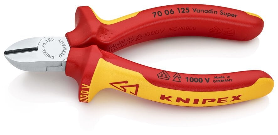 Knipex 7006125 - Vde Yan Keski̇ 125 Mm
