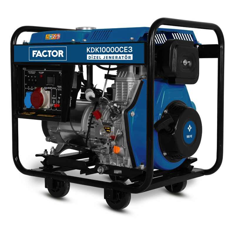 Factor KDK10000CE3 9.4 Kva Dizel Jeneratör Trifaze