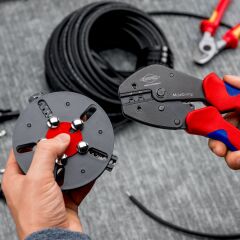Knipex 97 33 03 Deği̇şti̇ri̇lebi̇li̇r Çeneli̇ Pabuç Sikma