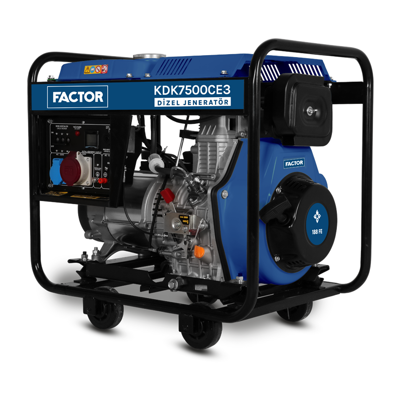 Factor KDK7500CE3 6,9 Kva Dizel Trifaze Jeneratör