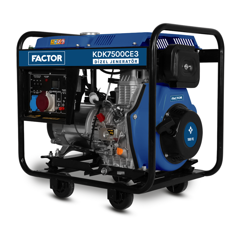 Factor KDK7500CE3 6,9 Kva Dizel Trifaze Jeneratör