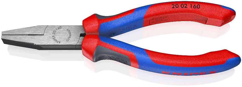 Knipex 20 02 160 - Yassi Ağzi Kargaburun 160 Mm