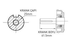 Kama By Reis KDK186FA - 10 Hp Dizel Motor - Güçlü ve Dayanıklı