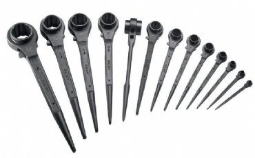 Kazıklı Lokma Cırcır Anahtar (Çift Ölçü) 10X13mm