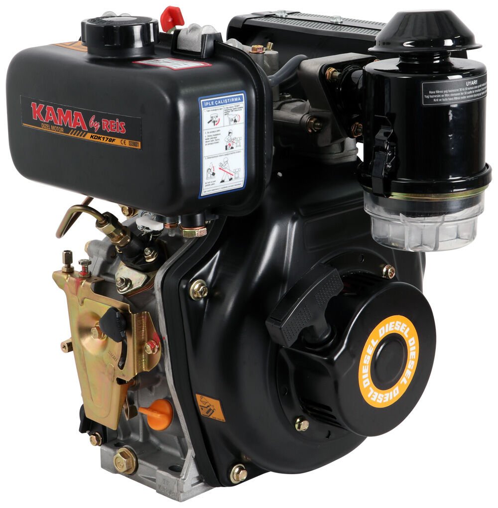 Kama By Reis KDK178F - Dizel Motor 7 Hp - Güçlü Performans