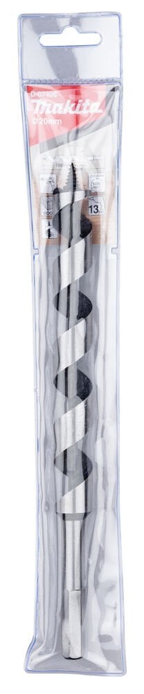 Makita D-07406 - Ahşap Burgu Matkap Ucu 20x250 Mm