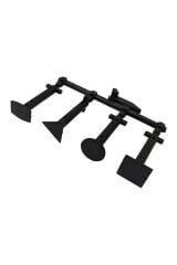 PROXXON PS13 KALEM ZIMPARA için DÜZ SAPLI UÇLAR