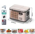 Coolist CLK40D 12/24V/220Volt 39 Litre Çift Bölmeli Outdoor Kompresörlü Bluetooth Bağlantılı Oto Buzdolabı