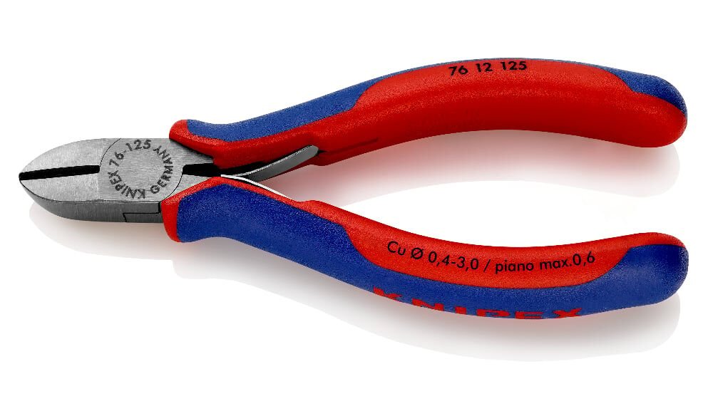 Knipex 76 12 125 - Elektroni̇kçi̇ Yan Keski̇ 125 Mm