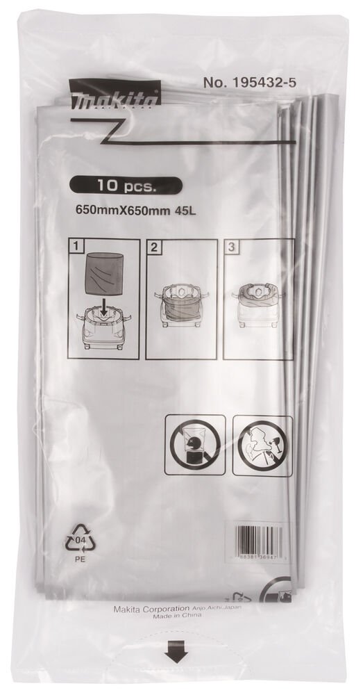 Makita 195432-5 Poli̇mer Torba Dvc155/Dvc860/Vc3211/Vc2512