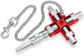 Knipex 00 11 06 V01 Üniversal Pano Anahtarı ''Bau'' (Standart Tip)