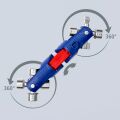 Knipex 00 11 06 V04 Üniversal Vana Anahtarı ''JointKey Quadro'' (Yaygın Kapama Sistemleri İçin)