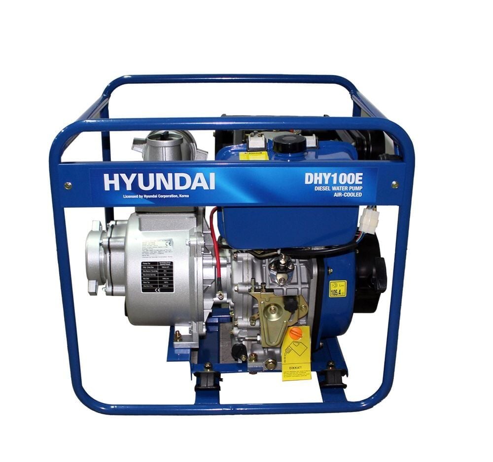 Hyundai DHY100E Di̇zel Su Motoru Dhy100E - Marşli