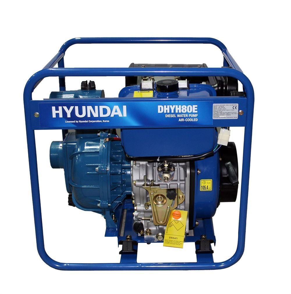 Hyundai DHYH80E Dizel Su Motoru - Yüksek Basınçlı Marşlı