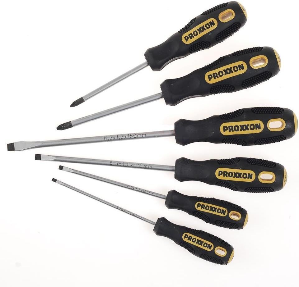 22 604 Proxxon Duz + Yildiz Uclu Tornavida Seti