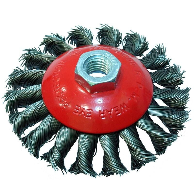 Gri̇ Burma Telli̇ M14 Vi̇dali Dai̇re Firça 100 Mm