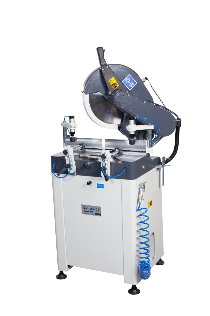 ÖZÇELİK VEGA - II M Manuel Kesim Makinesi - Pnömatik Mengene Ø 400 mm