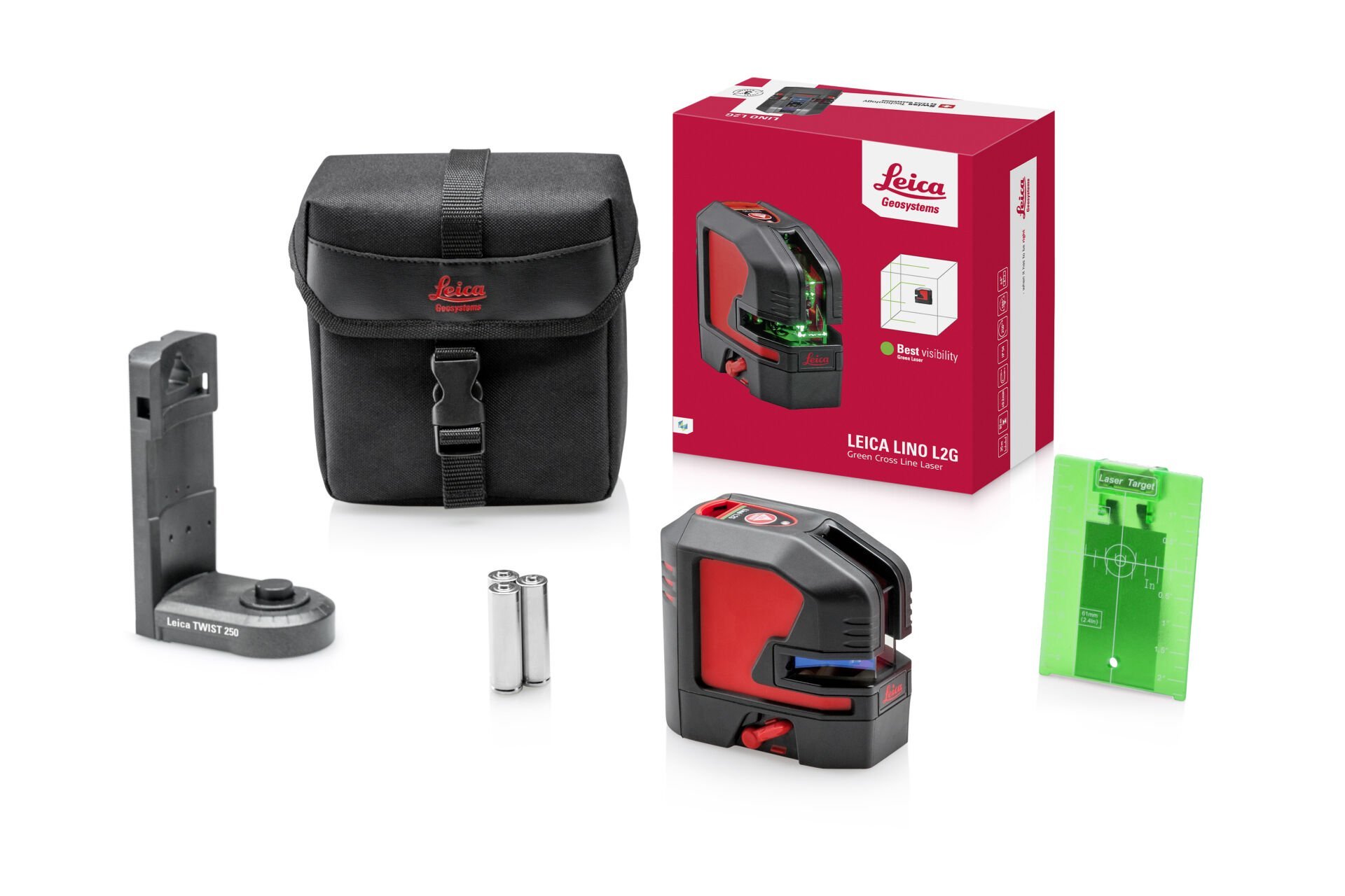 Leica LEICALINOL2GS - Çapraz Çizgi Lazer 35 - 80 M ile Hassas Ölçümler