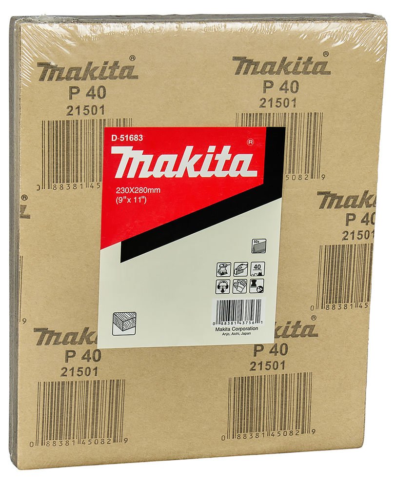 AHŞAP KAĞIT ZIMPARA  -  80 KUM 230x280 mm