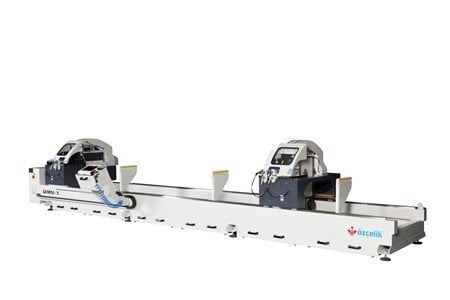 ÖZÇELİK GEMINI - X Radyal Çift Kafa Kesim Makinesi Ø 550 mm - Otomatik 3 Eksen Servo Kontrollü