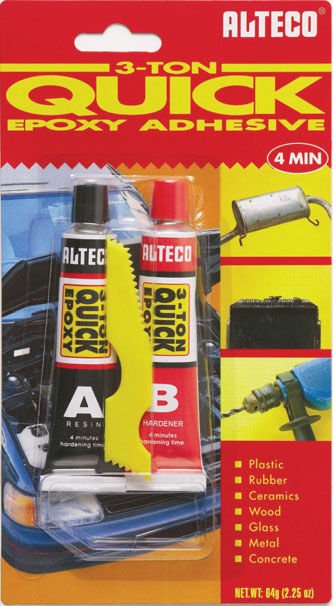 Alteco 3 TON HIZLI 64GR - Hizli Kuruyan Epoksi̇ 56,7 Gr