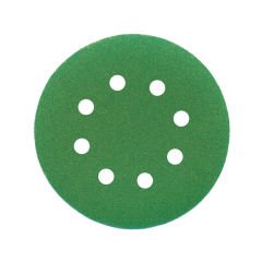 ALÜMİNYUM OKSİT CIRTLI 8 DELİKLİ FİLM DİSK ZIMPARA 125 mm 120 KUM