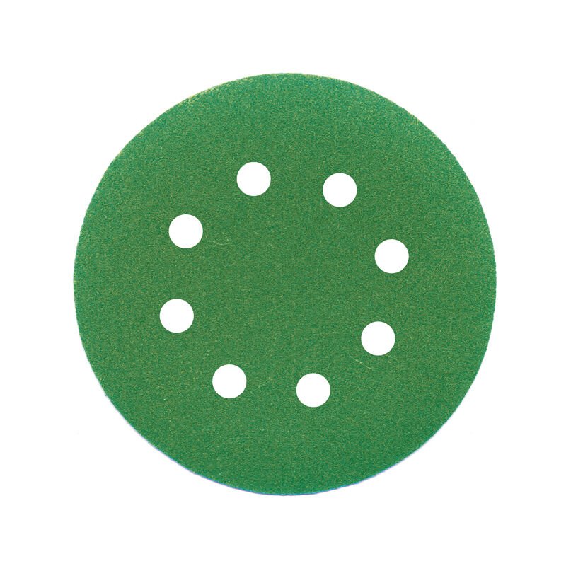 ALÜMİNYUM OKSİT CIRTLI 8 DELİKLİ FİLM DİSK ZIMPARA 125 mm 150 KUM