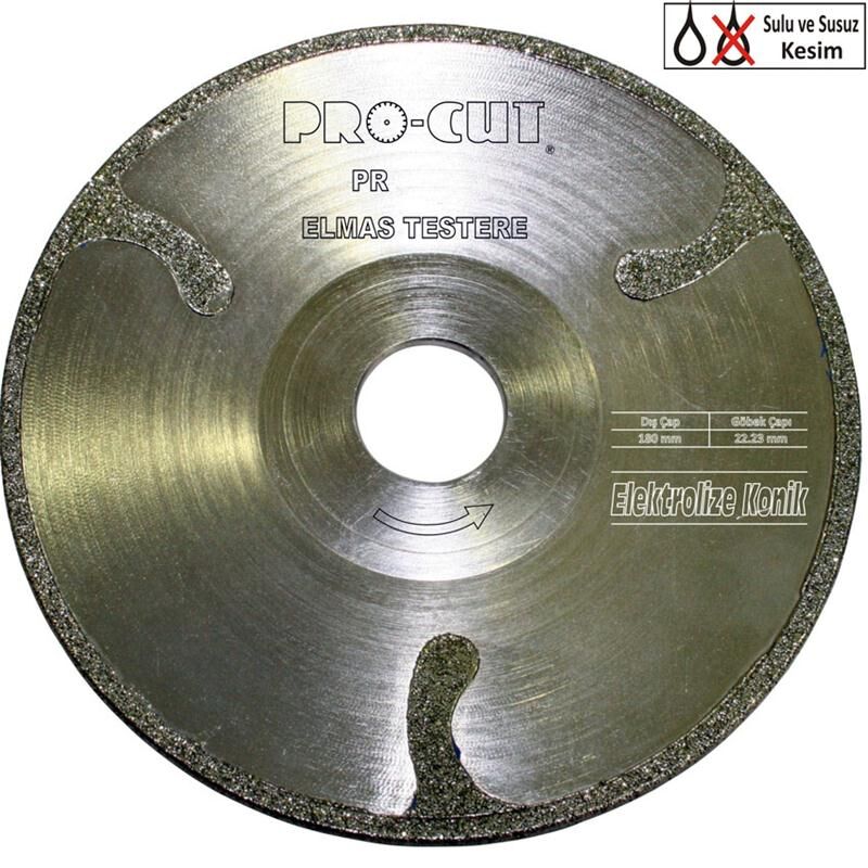 Procut PR51088 - Elekrolize Konik Testere 180eec - Yüksek Performans