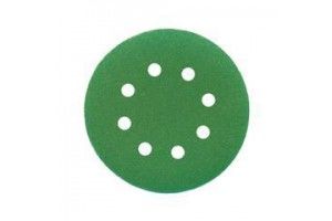 ALÜMİNYUM OKSİT CIRTLI 8 DELİKLİ FİLM DİSK ZIMPARA 125 mm 280 KUM