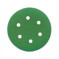 ALÜMİNYUM OKSİT CIRTLI 6 DELİKLİ FİLM DİSK ZIMPARA 150 mm 120 KUM