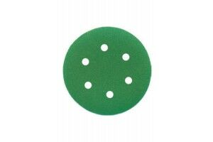 ALÜMİNYUM OKSİT CIRTLI 6 DELİKLİ FİLM DİSK ZIMPARA 150 mm 320 KUM