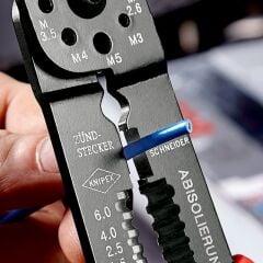 Knipex 97 21 215B - Papuç Sikma ve Kablo Siyirma Pensi̇ 215 Mm