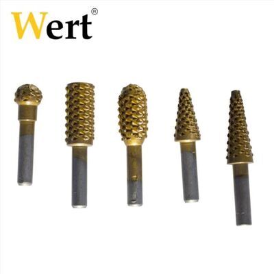 WERT 9015 Ahşap Öğütme Matkap Uç Seti, 5 Parça