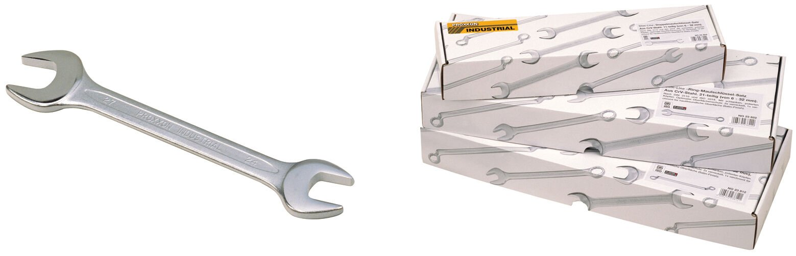 Proxxon Endüstriyel 23802 - Proxxon 11 Parça İnce Açık Ağız Anahtar Takımı