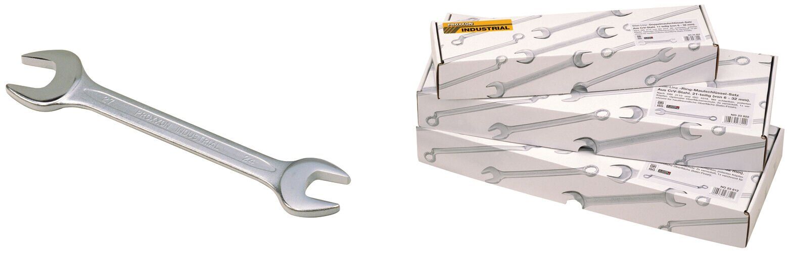 Proxxon Endüstriyel 23802 - Proxxon 11 Parça İnce Açık Ağız Anahtar Takımı