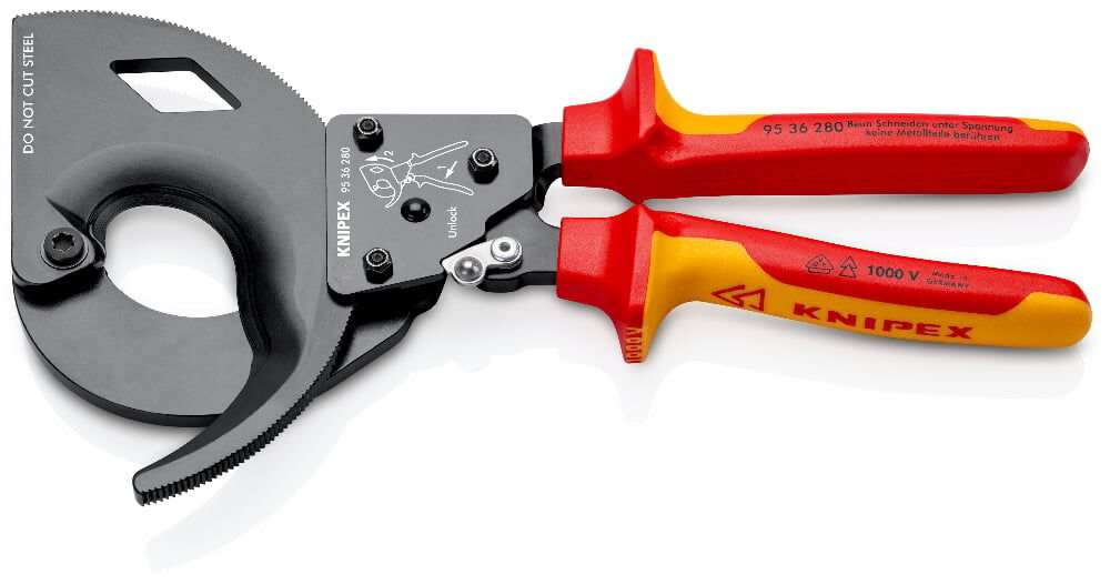 Knipex 95 36 280 Circir Mekani̇zmali Kablo Makasi 280 Mm