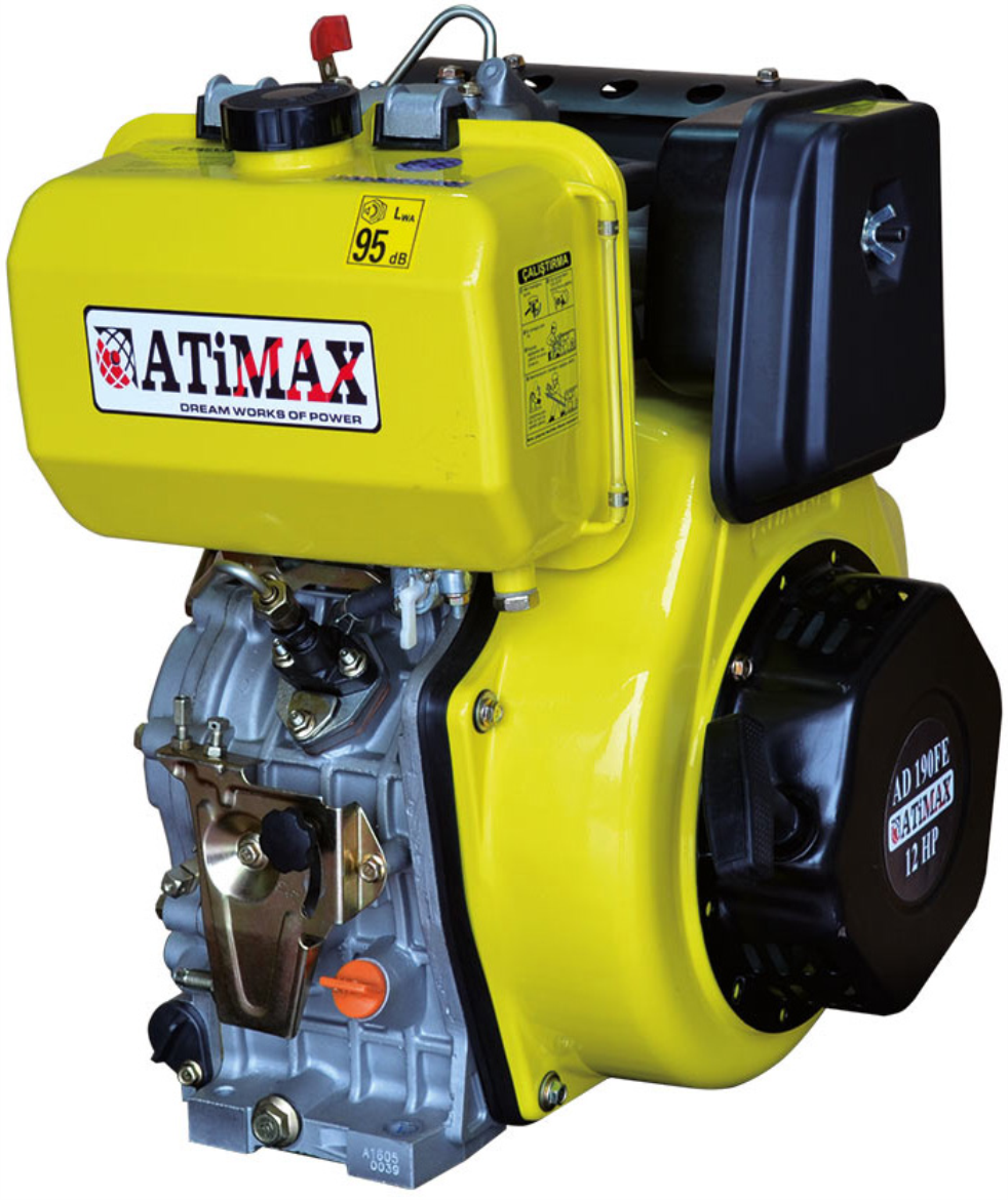 ATiMAX AD190FE  ATIMAX, 12Hp, 4 Zamanlı, Tek Silindirli, Dizel Motor