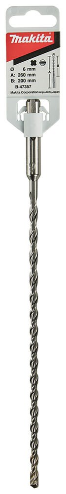 Makita B-47357 - V Plus Seri̇si̇ Sds Plus 2 Elmasli Uç 6x260 Mm