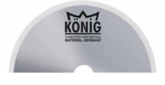 KÖNİG CRV Bıçak Ağızlı Daire Testereler (Kağıt-Kumaş Kesmek İçin)