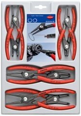 Knipex 00 20 04SB - Segman Pense Seti - Ağır Hizmet 8 Parça