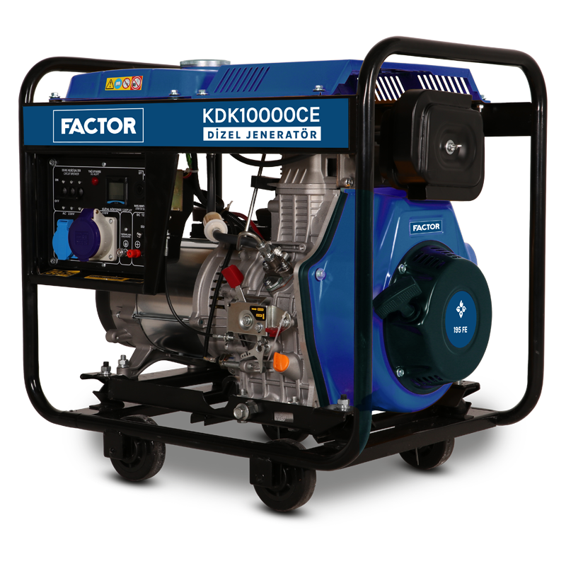 Factor KDK10000CE 9.4 Kva Dizel Jeneratör Monofaze