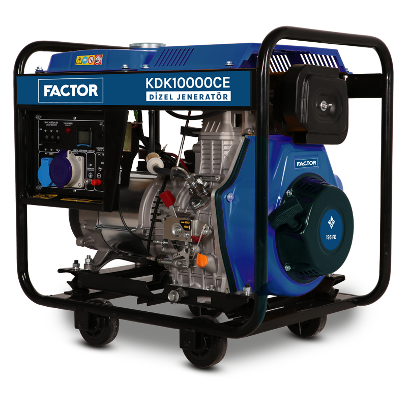 Factor KDK10000CE 9.4 Kva Dizel Jeneratör Monofaze