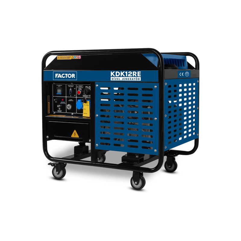 Factor KDK12RE 12 Kva Dizel Su Soğutmalı Jeneratör