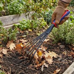 WORKPRO WP331028 360x87mm Çelik Profesyonel Mini Bahçe Tırmığı