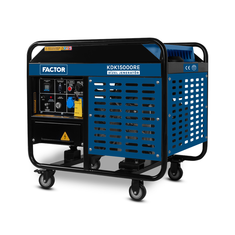 Factor KDK15000RE 15 Kva Dizel Monofaze Jeneratör