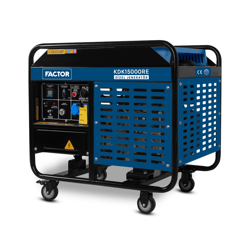 Factor KDK15000RE 15 Kva Dizel Monofaze Jeneratör
