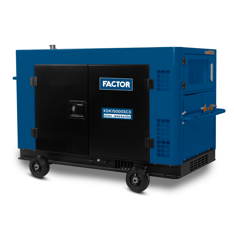 Factor KDK15000SC3 15 Kva Dizel Kabinli Trifaze Jeneratör