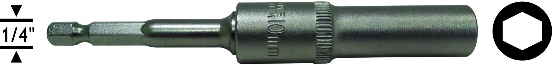 BITS SOMUN ADAPTÖRÜ1/4''x115x10 mm