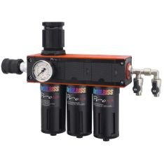 DevilBiss Filtre Regülatör Pro Air 3 (5 Mikron + 1 Mikron + Aktif Karbon Filtre)