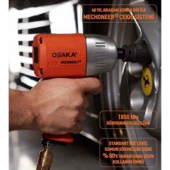 Osaka OPC 51212 MCN Havalı Somun Sökme, Sıkma 1/2''